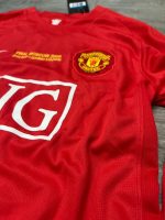 Camisa Retrô Manchester United Manga Longa 2007/08 Home - Imagem 3