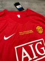 Camisa Retrô Manchester United Manga Longa 2007/08 Home - Imagem 2